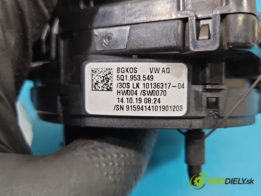 Skoda Octavia III 2013- 1.5 TSI 150 HP manual 110 kW 1498 cm3 5- Páska: airbag 5Q1953549 (Airbag)