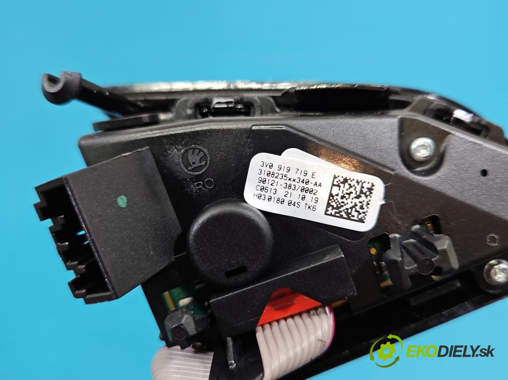 Skoda Octavia III 2013- 1.5 TSI 150 hp manual 110 kW 1498 cm3 5- Přepínač multifunkční: řízení: 3V0919719E (Páčky pod volantem)