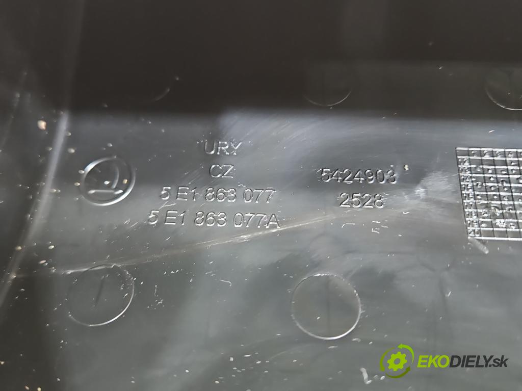 Skoda Octavia III 2013- 1.5 TSI 150 hp manual 110 kW 1498 cm3 5- lišta ozdobná interiéry: 5E1863212J