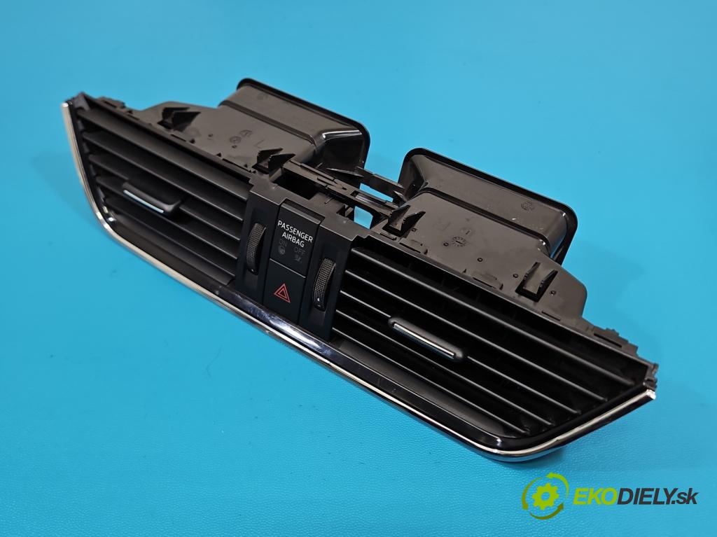 Skoda Octavia III 2013- 1.5 TSI 150 HP manual 110 kW 1498 cm3 5- Mřížka: kúrenia stredová 5E0820951C (Mriežka kúrenia (fukár))