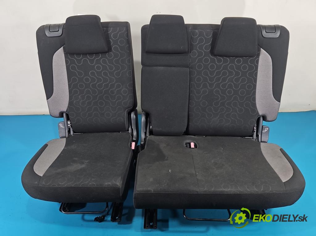 Citroen C3 Picasso 2008-2017 1.6 hdi 109 HP manual 80 kW 1560 cm3 5- Pohovka: zadné  (Sedadlo)