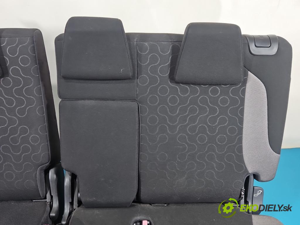 Citroen C3 Picasso 2008-2017 1.6 hdi 109 HP manual 80 kW 1560 cm3 5- Pohovka: zadné  (Sedadlo)