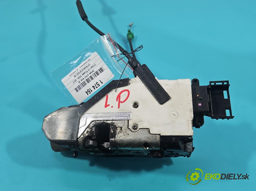 Citroen C3 Picasso 2008-2017 1.6 hdi 109 HP manual 80 kW 1560 cm3 5- zámok predné ľavý 24087816