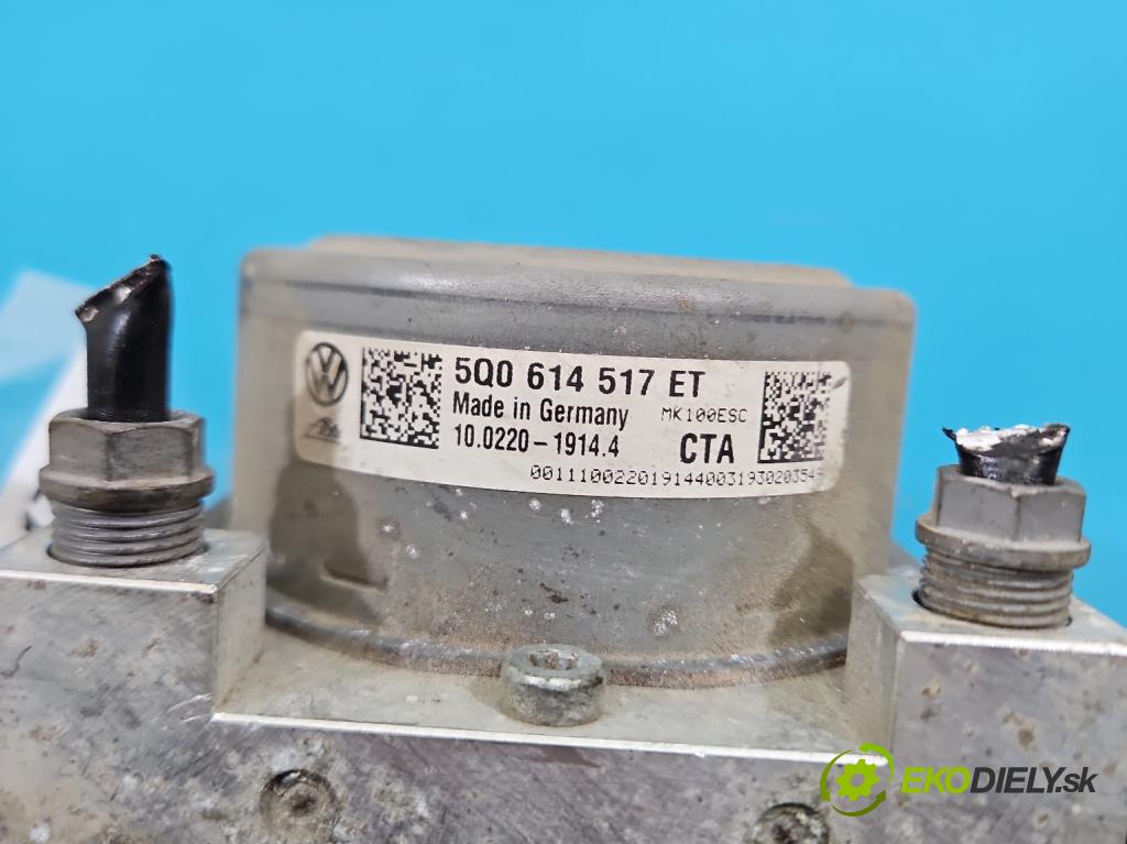 Skoda Octavia III 2013- 1.5 TSI 150 HP manual 110 kW 1498 cm3 5- čerpadlo abs 5Q0614517ET (Pumpa ABS)