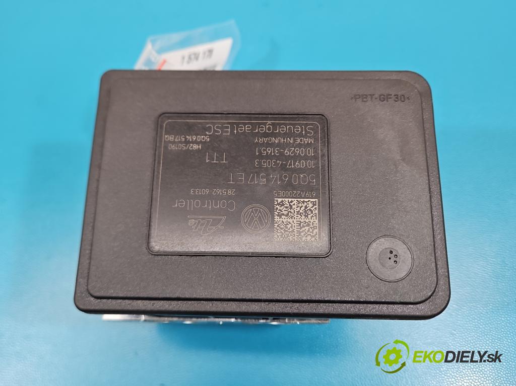 Skoda Octavia III 2013- 1.5 TSI 150 HP manual 110 kW 1498 cm3 5- čerpadlo abs 5Q0614517ET (Pumpa ABS)