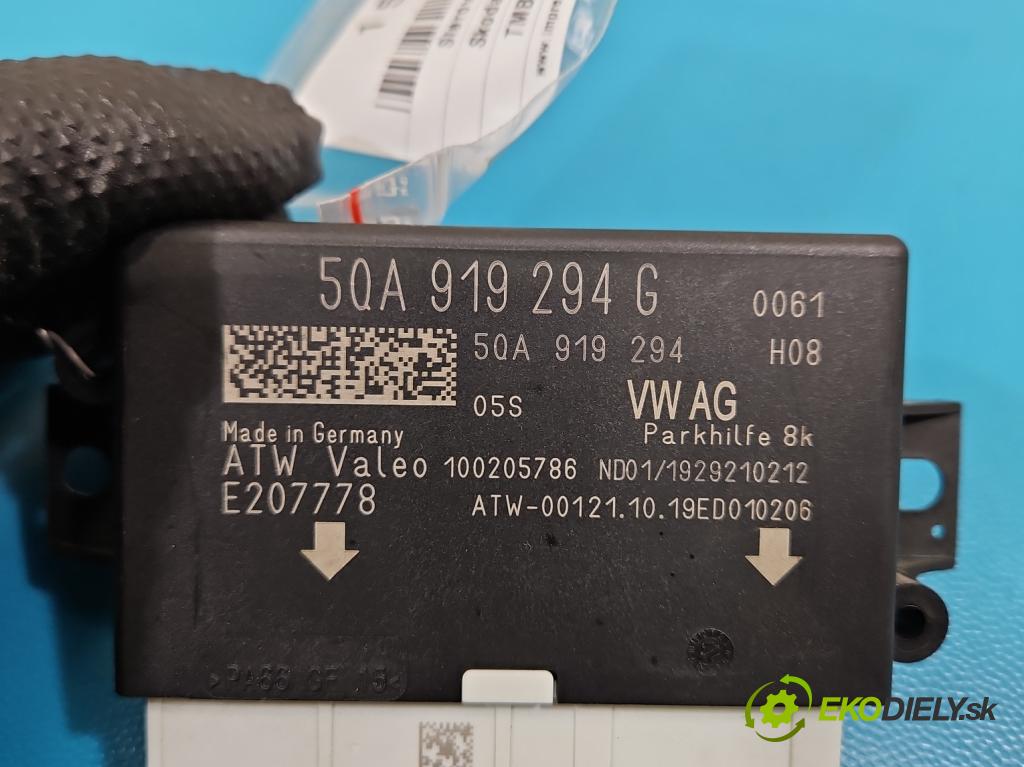 Skoda Octavia III 2013- 1.5 TSI 150 HP manual 110 kW 1498 cm3 5- riadiaca jednotka parkovaní: 5QA919294