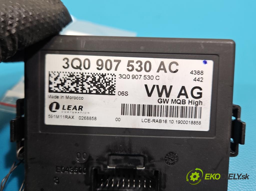 Skoda Octavia III 2013- 1.5 TSI 150 HP manual 110 kW 1498 cm3 5- riadiaca jednotka ostatné 3Q0907530AC