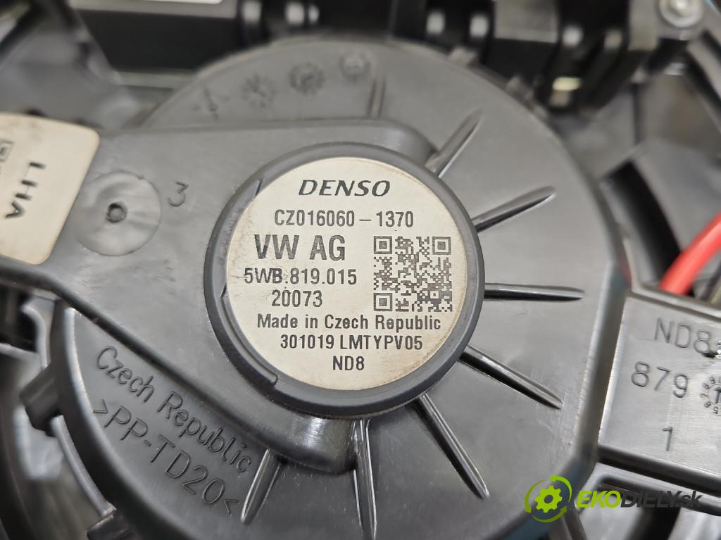 Skoda Octavia III 2013- 1.5 TSI 150 HP manual 110 kW 1498 cm3 5- ventilátor vzduchu 5WB819015