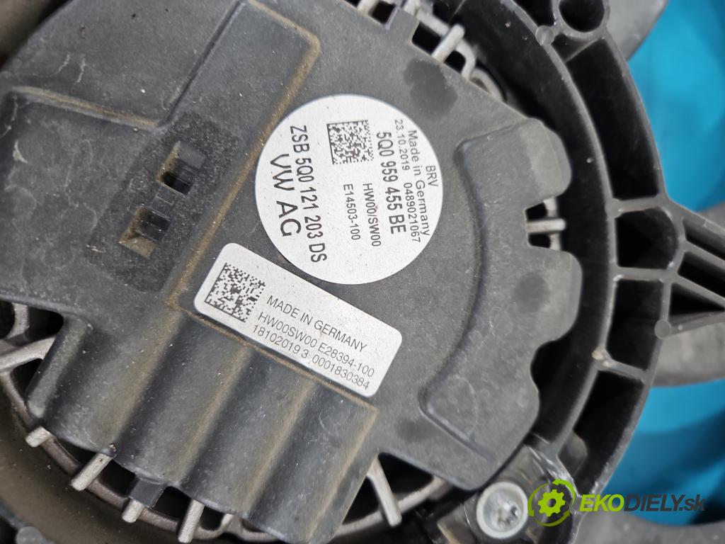 Skoda Octavia III 2013- 1.5 TSI 150 HP manual 110 kW 1498 cm3 5- Ventilátor chladiča 5Q0959455BE