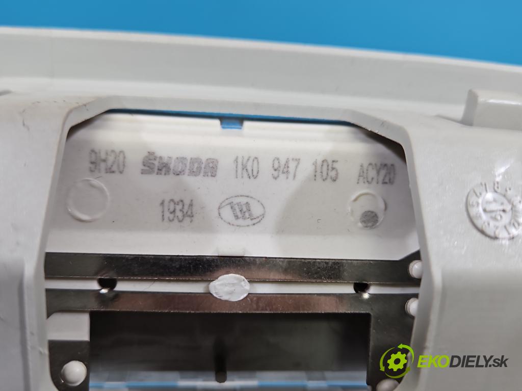 Skoda Octavia III 2013- 1.5 TSI 150 HP manual 110 kW 1498 cm3 5- svetlo / reflektor interiéra 1K0947105