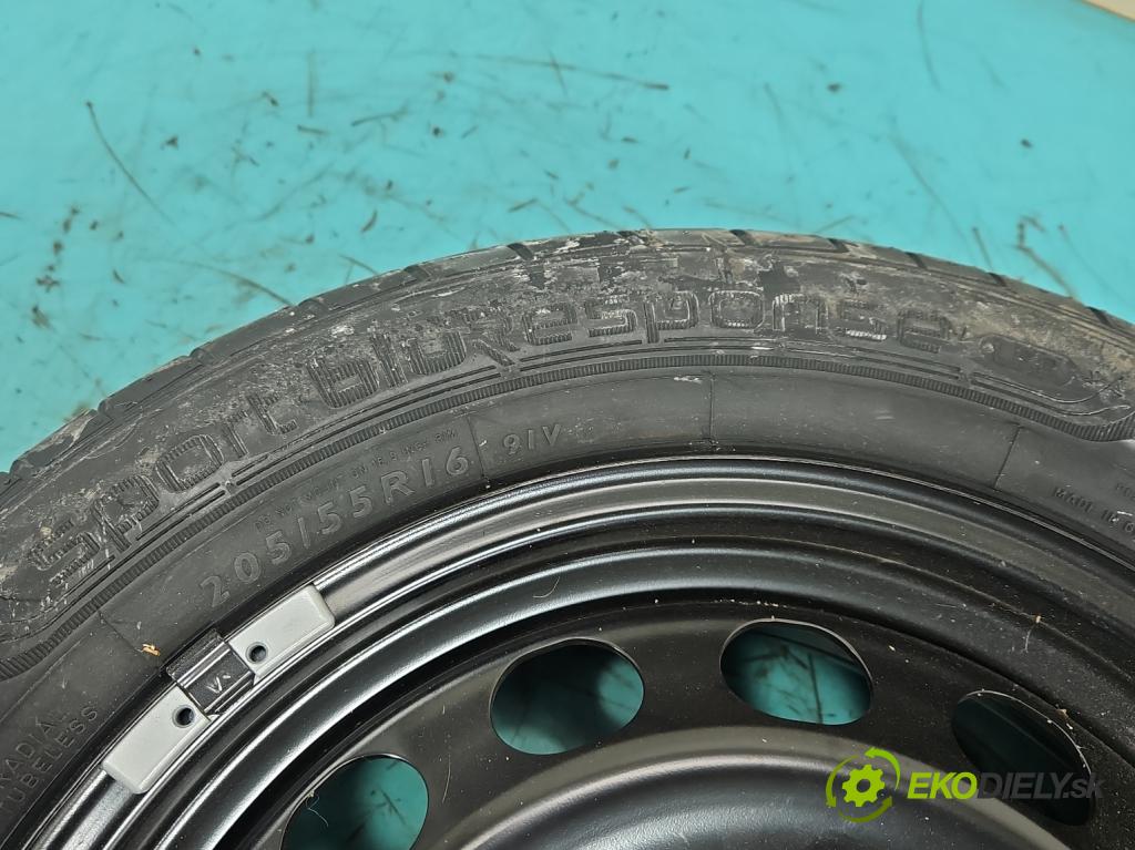 Skoda Octavia III 2013- 1.5 TSI 150 hp manual 110 kW 1498 cm3 5- kolo náhradní 16"