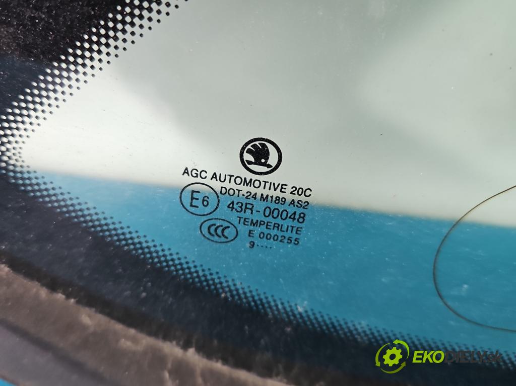 Skoda Octavia III 2013- 1.5 TSI 150 hp manual 110 kW 1498 cm3 5- sklo zadní pravé