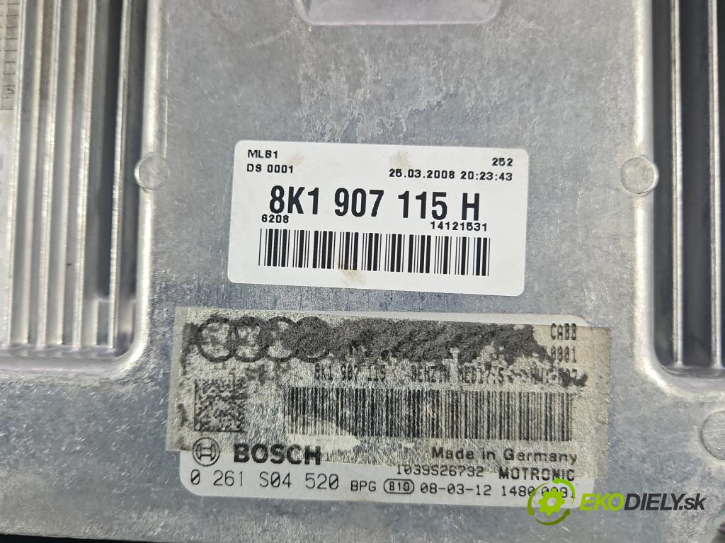 Audi A4 B8 2007-2015 1.8 TFSI 160 HP manual 118 kW 1798 cm3 5- riadiaca jednotka motora 8K1907115H