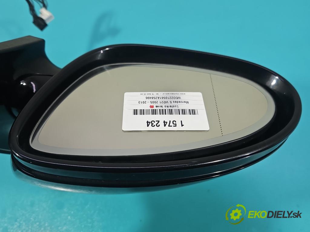 Mercedes S W221 2005-2013 3.5 V6 272 HP automatic 200 kW 3498 cm3 4- zrkadlo ľavé  (Kľučka dverí ostatné)