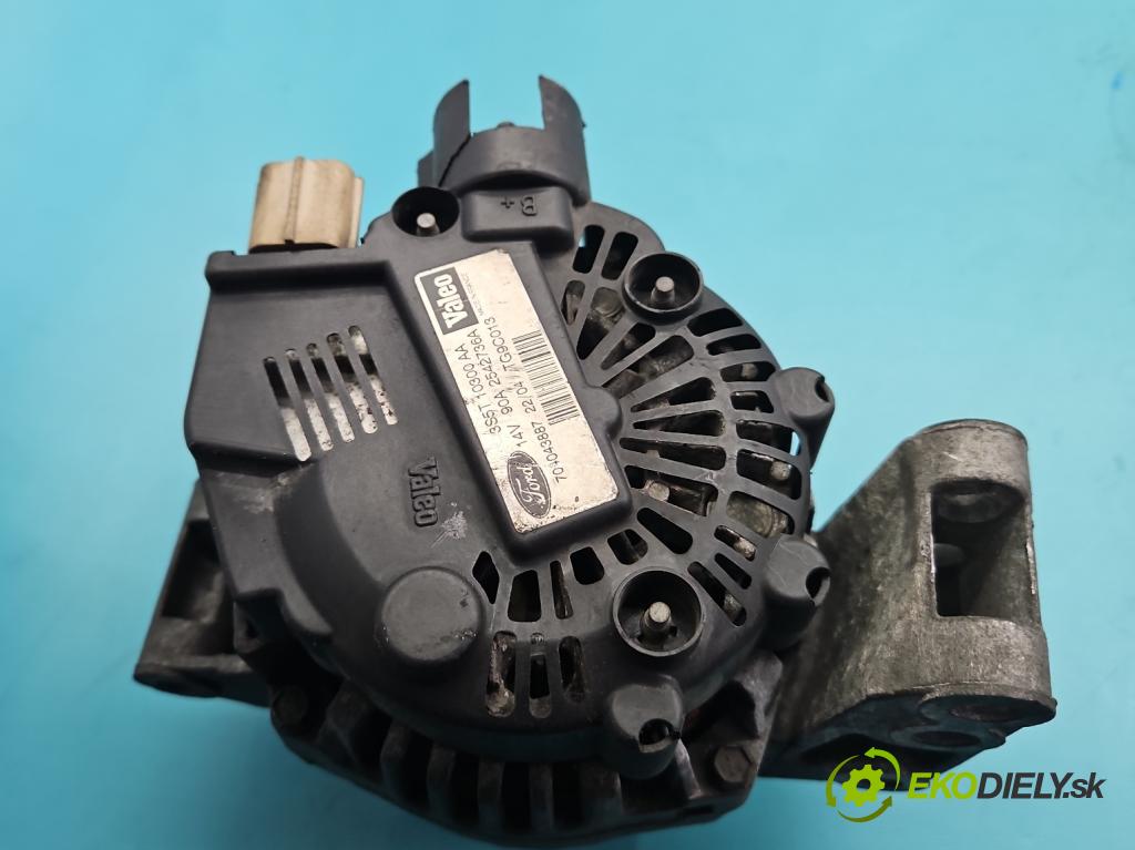 Ford Ka Mk1 1996-2008 1.3 8V 60 HP manual 44 kW 1299 cm3 3- Alternator 3S5T-10300-AA (Alternátor)