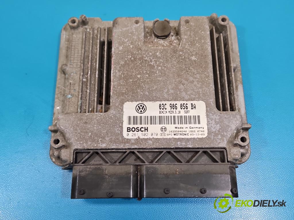 Vw Golf V 2003-2009 1.6 FSI 116 HP manual 85 kW 1598 cm3 5- riadiaca jednotka motora 03C906056BA