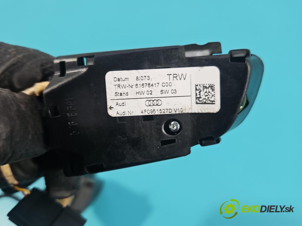 Audi A4 B8 2007-2015 1.8 TFSI 160 HP manual 118 kW 1798 cm3 5- prepínač multifunkční: řízení: 4F0951527D (Prepínacie páčky pod volantom)