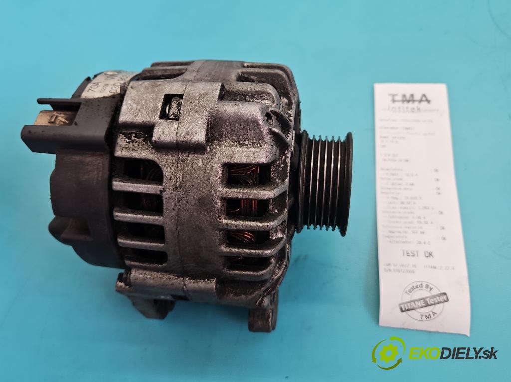 Vw Polo IV 9N 2001-2009 1.2 12V 64 HP manual 47 kW 1198 cm3 5- Alternator 03D903025D (Alternátor)