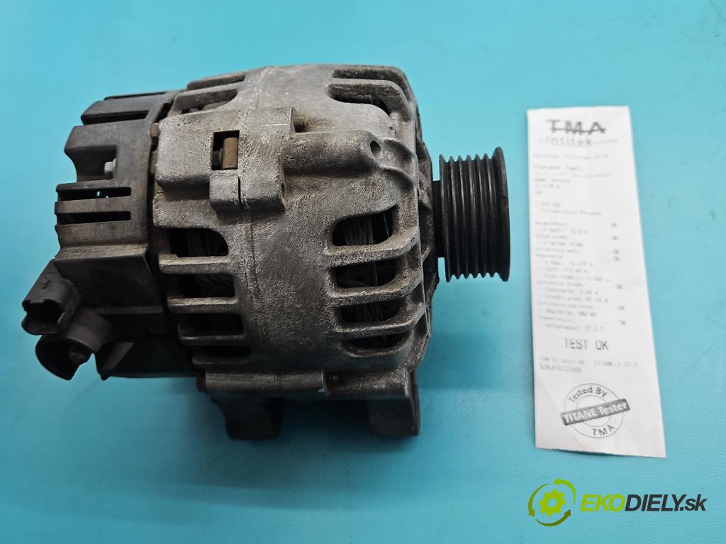Citroen Xsara Picasso 1.6 8V 95 HP manual 70 kW 1587 cm3 5- Alternator 9642880180 (Alternátor)
