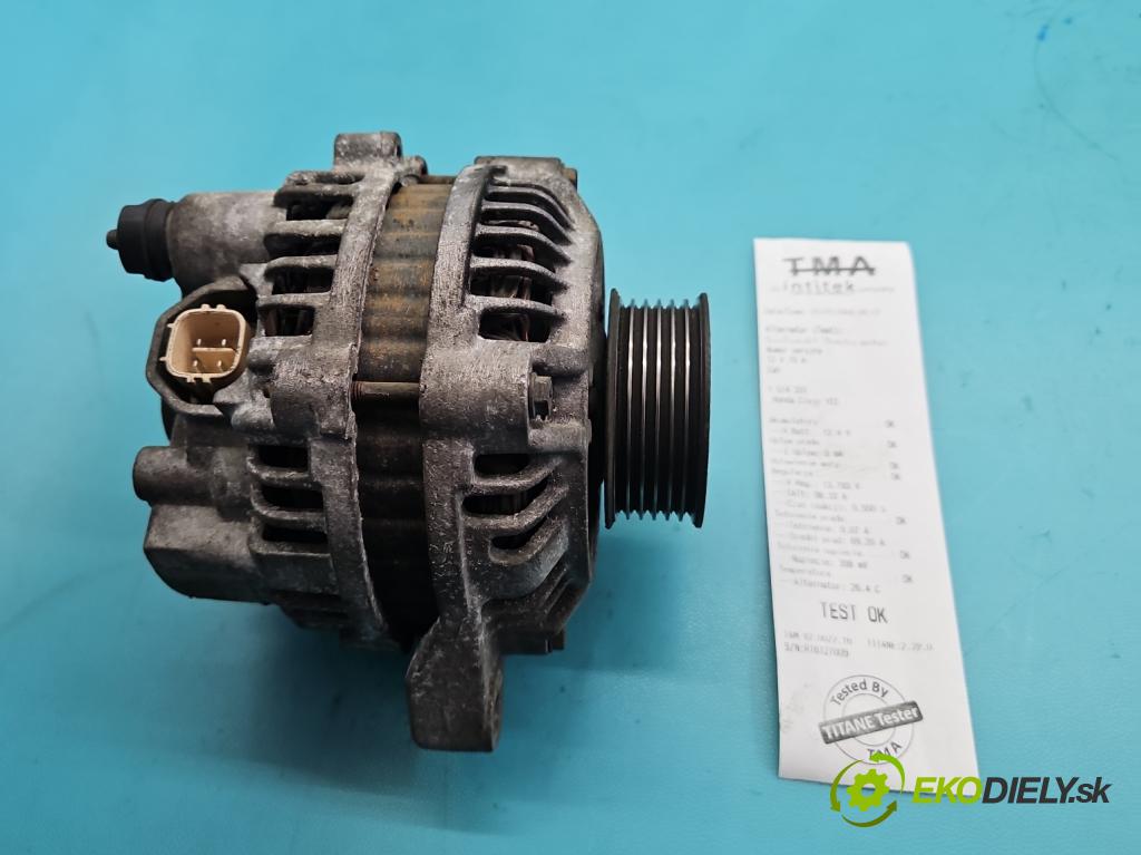 Honda Civic VII 2000-2006 1.6 16V 110 HP manual 81 kW 1590 cm3 5- Alternator A5TA7091ZE (Alternátor)