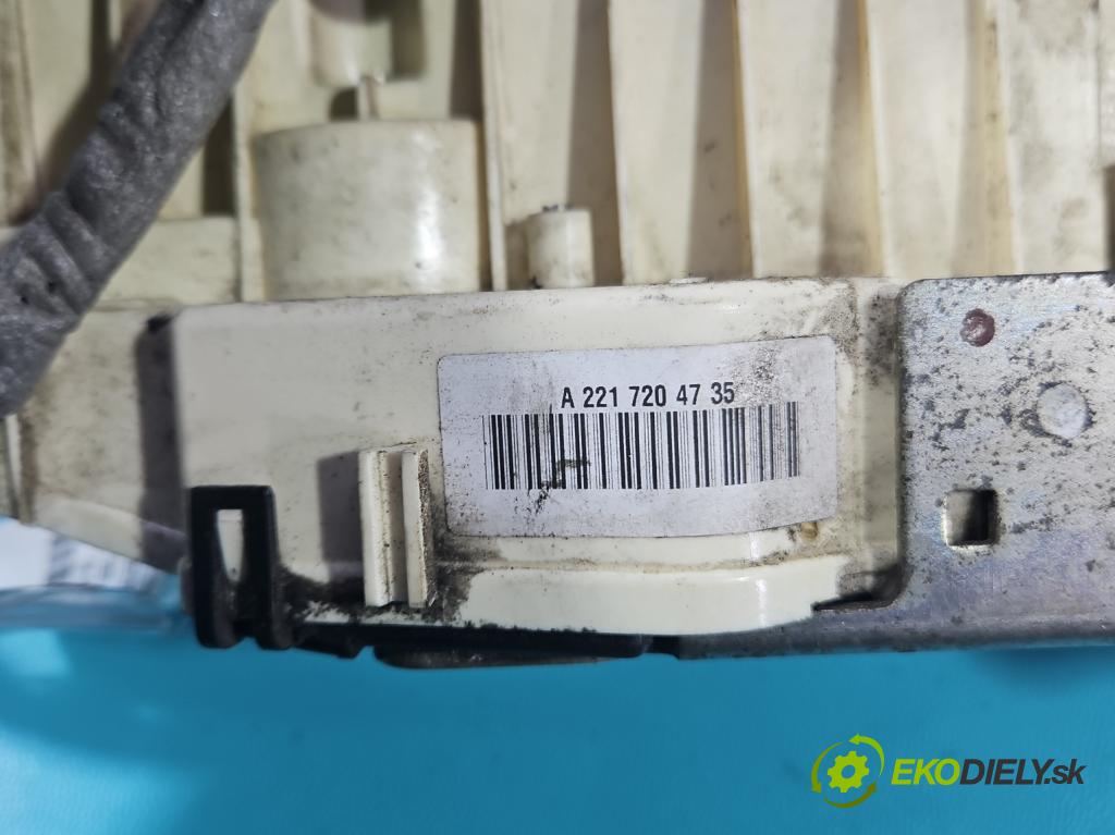 Mercedes S W221 2005-2013 3.5 V6 272 HP automatic 200 kW 3498 cm3 4- zámok predné ľavý A2217204735