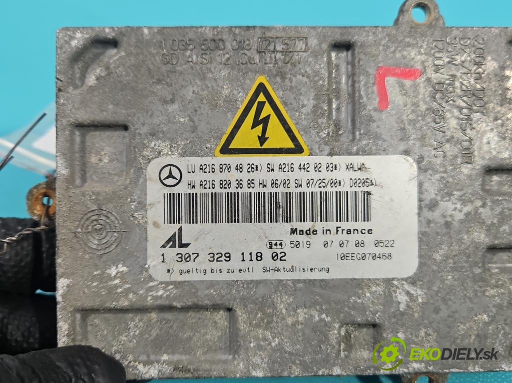 Mercedes S W221 2005-2013 3.5 V6 272 hp automatic 200 kW 3498 cm3 4- měnič xenon 130732911802 (Řídící jednotka xenonu)