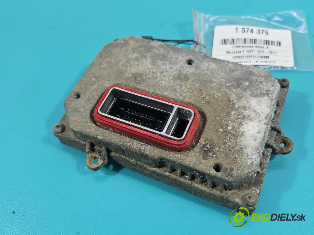 Mercedes S W221 2005-2013 3.5 V6 272 hp automatic 200 kW 3498 cm3 4- měnič xenon 130732911802 (Řídící jednotka xenonu)