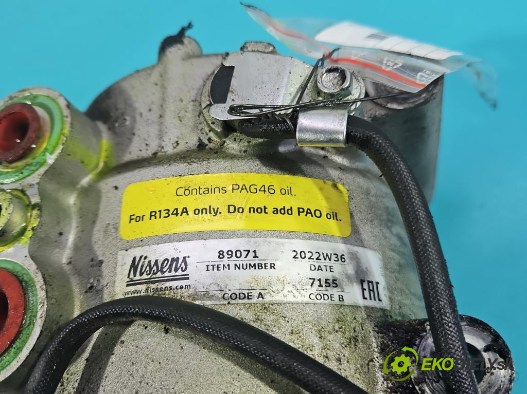 Ford Focus Mk1 1998-2004 1.8 tdci 116 HP manual 85 kW 1753 cm3 3- Kompresor: klimatizácie 89071 (Kompresor klimatizácie)