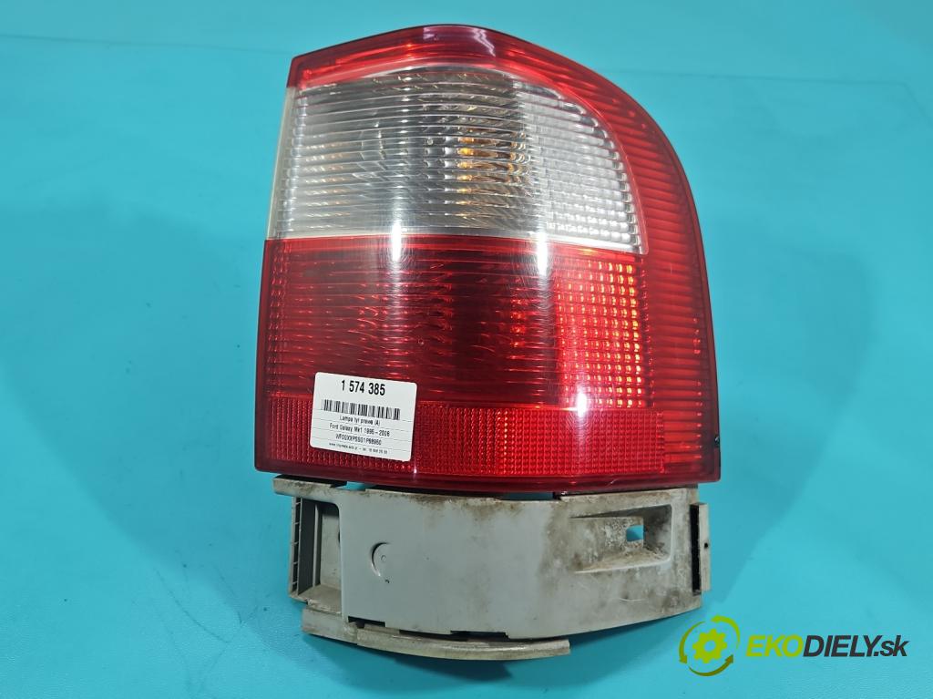 Ford Galaxy Mk1 1995-2006 2.3 16V 145 HP manual 107 kW 2295 cm3 5- svetlo / reflektor zadné pravé  (Kľučka dverí ostatné)