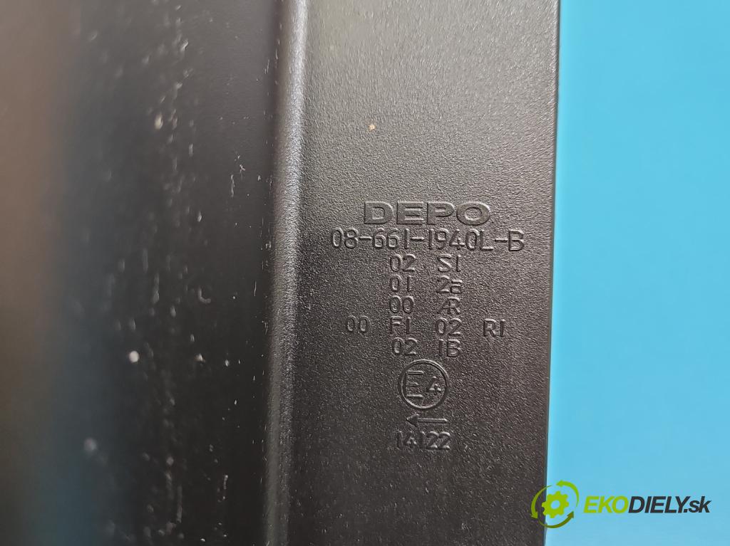 Peugeot Bipper 1.4 hdi 68 hp manual 50 kW 1399 cm3 5- světlo zadní levé  (Klika dveří ostatní)