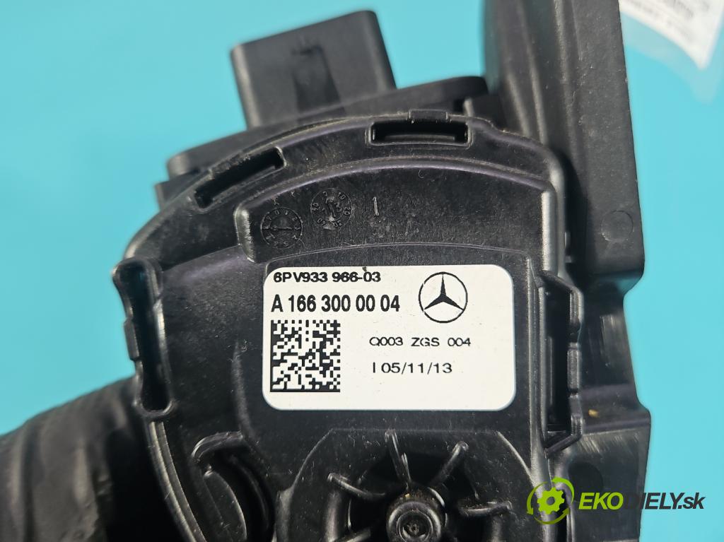 Mercedes GL II X166 2012-2015 4.7 V8 278928 340KM: automatic 250 kW 4663 cm3 5- pedal plyn potenciometr: A1663000004