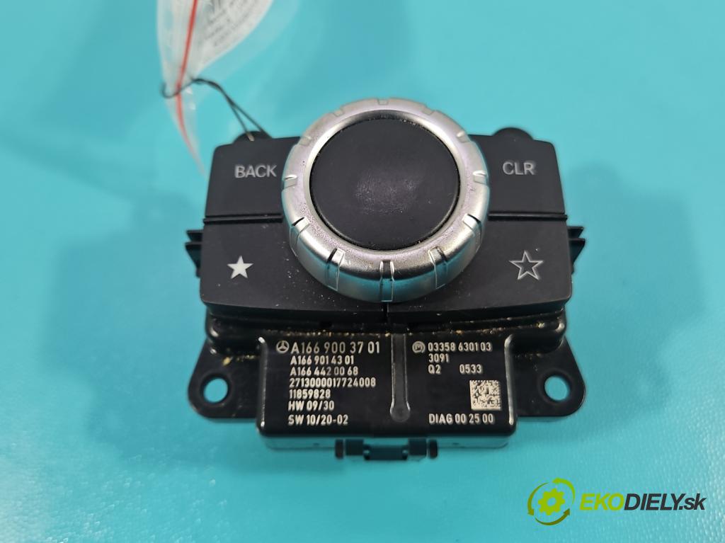 Mercedes GL II X166 2012-2015 4.7 V8 278928 340KM: automatic 250 kW 4663 cm3 5- prepínač rádio: navigácie A1669003701