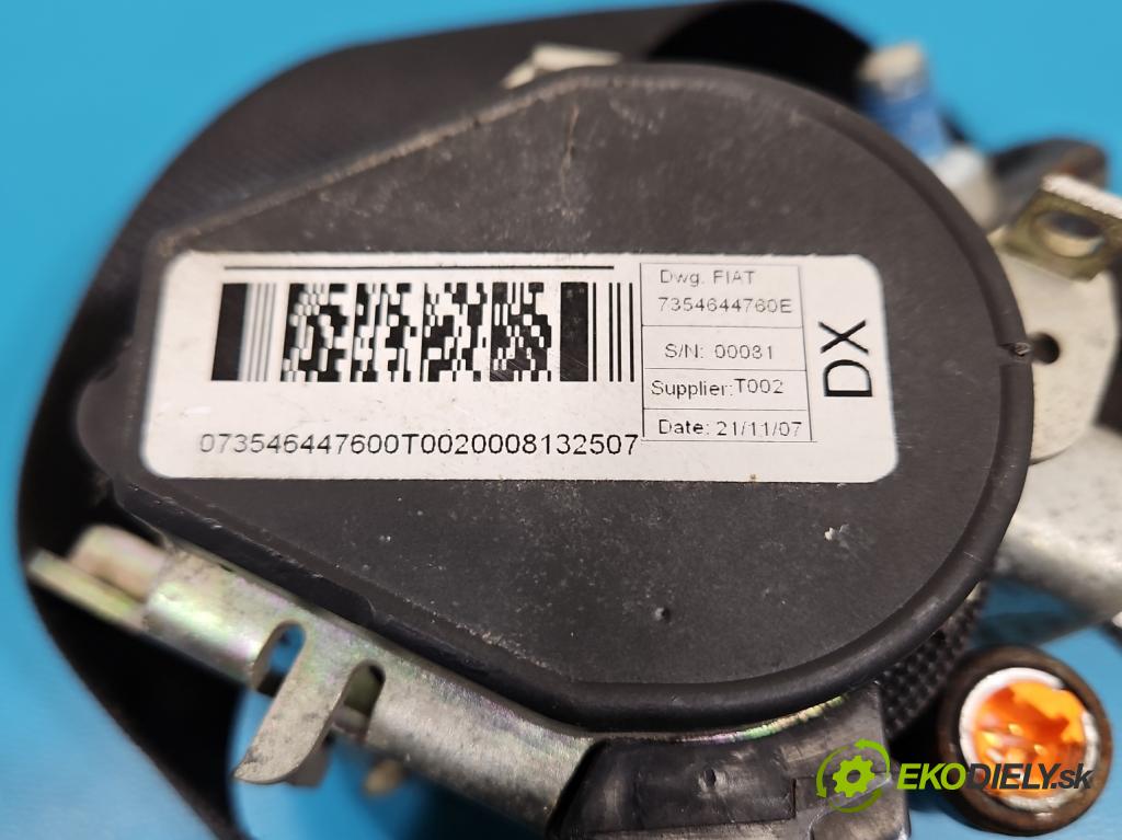 Peugeot Bipper 1.4 hdi 68 HP manual 50 kW 1399 cm3 5- pas bezpečnosť: predné pravý 7354644760E