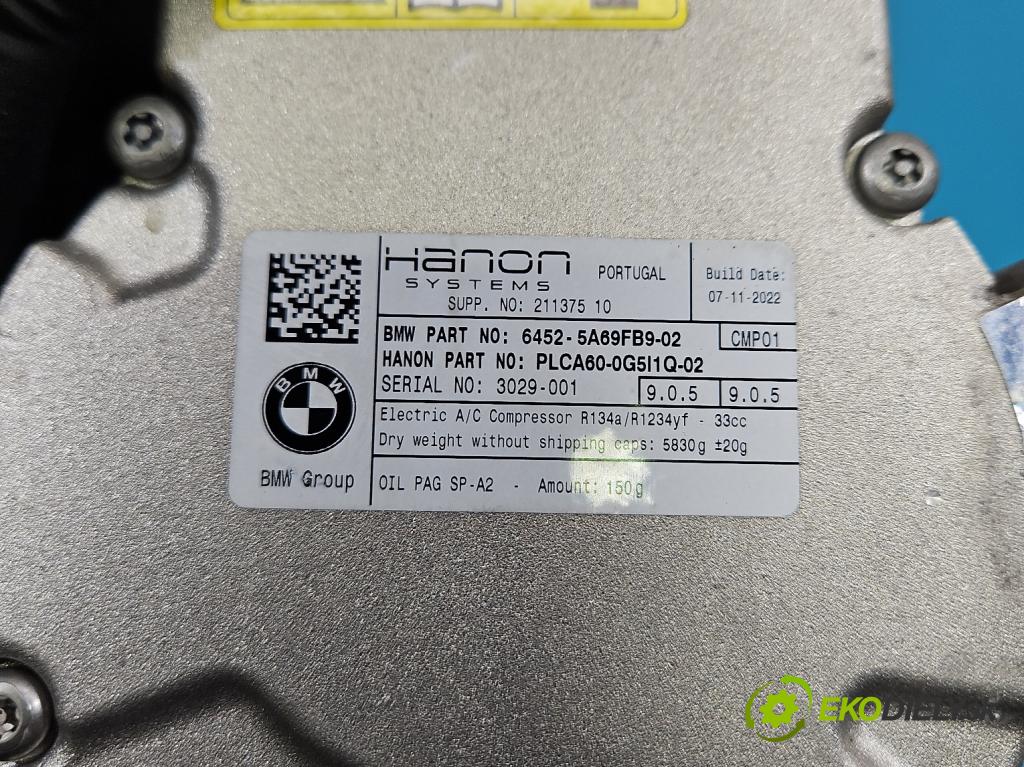 Bmw iX1 U11 0.0 elektrický: 272 HP automatic 200 kW 1 cm3 5- Kompresor: klimatizácie 5A69FB9 (Kompresor klimatizácie)