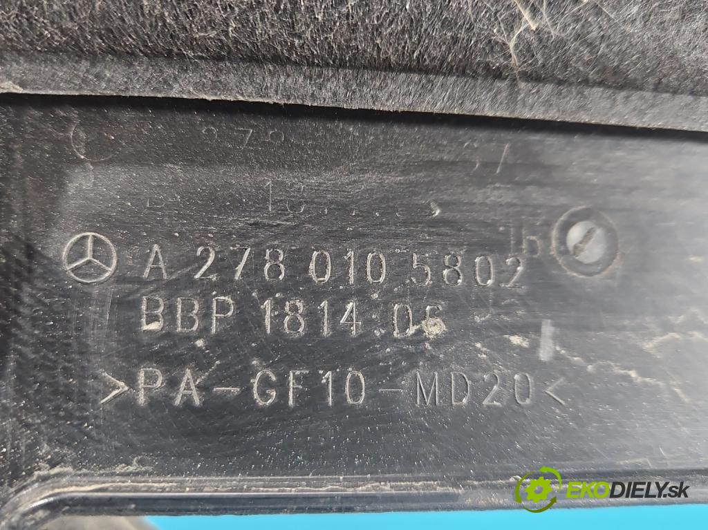 Mercedes GL II X166 2012-2015 4.7 V8 278928 340KM automatic 250 kW 4663 cm3 5- kryt motoru horní A2780105802