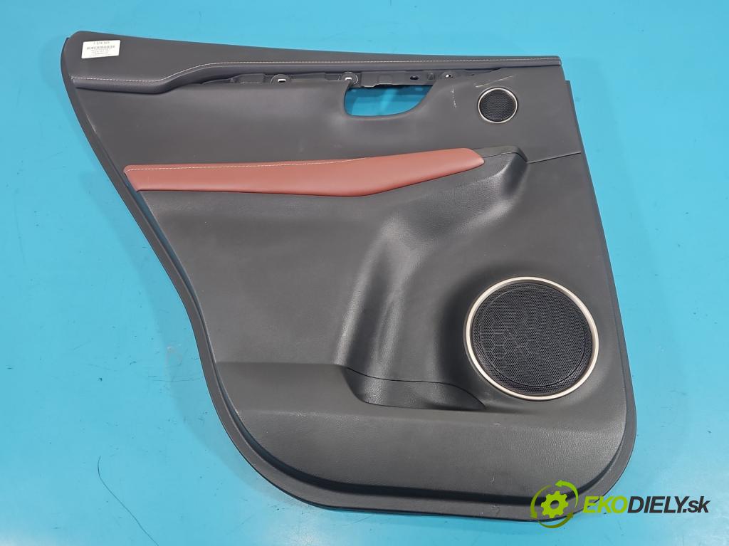 Lexus NX I 2014-2021 2.5 16V 155 HP automatic 114 kW 2494 cm3 5- Čalounictví: dvere zadné ľavé 74660-X1B01