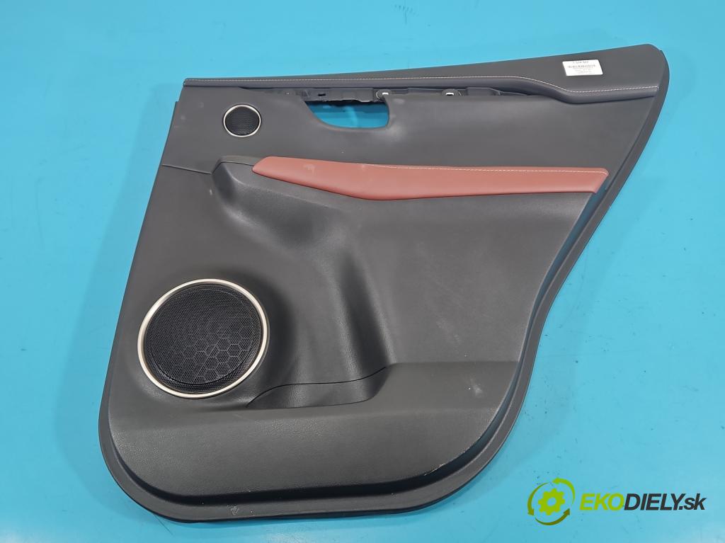 Lexus NX I 2014-2021 2.5 16V 155 HP automatic 114 kW 2494 cm3 5- Čalounictví: dvere zadné pravé 74650-X1B01