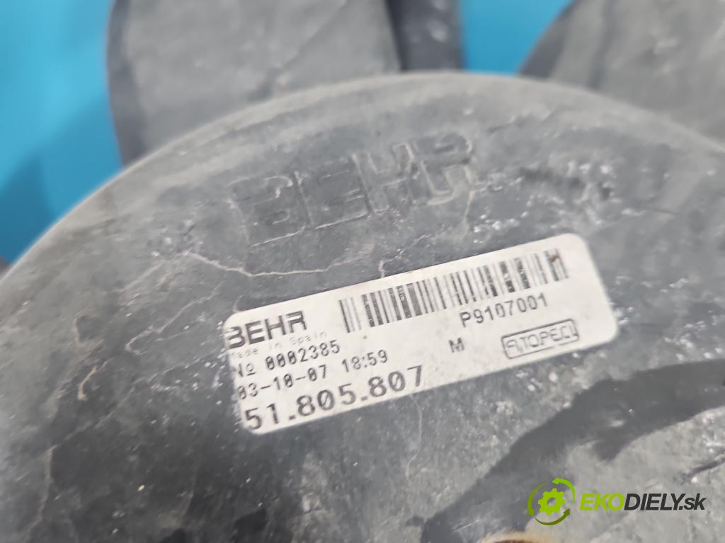 Peugeot Bipper 1.4 hdi 68 hp manual 50 kW 1399 cm3 5- ventilátor chladič 51805807