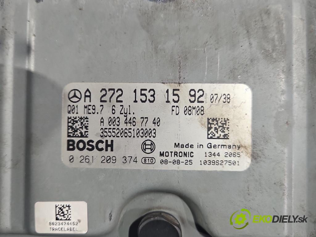 Mercedes S W221 2005-2013 3.5 V6 272 HP automatic 200 kW 3498 cm3 4- riadiaca jednotka motora A2721531592