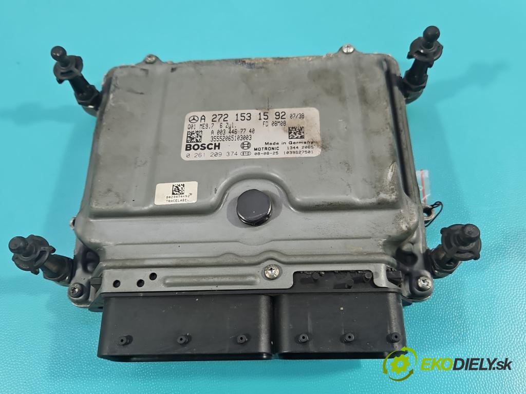 Mercedes S W221 2005-2013 3.5 V6 272 HP automatic 200 kW 3498 cm3 4- riadiaca jednotka motora A2721531592
