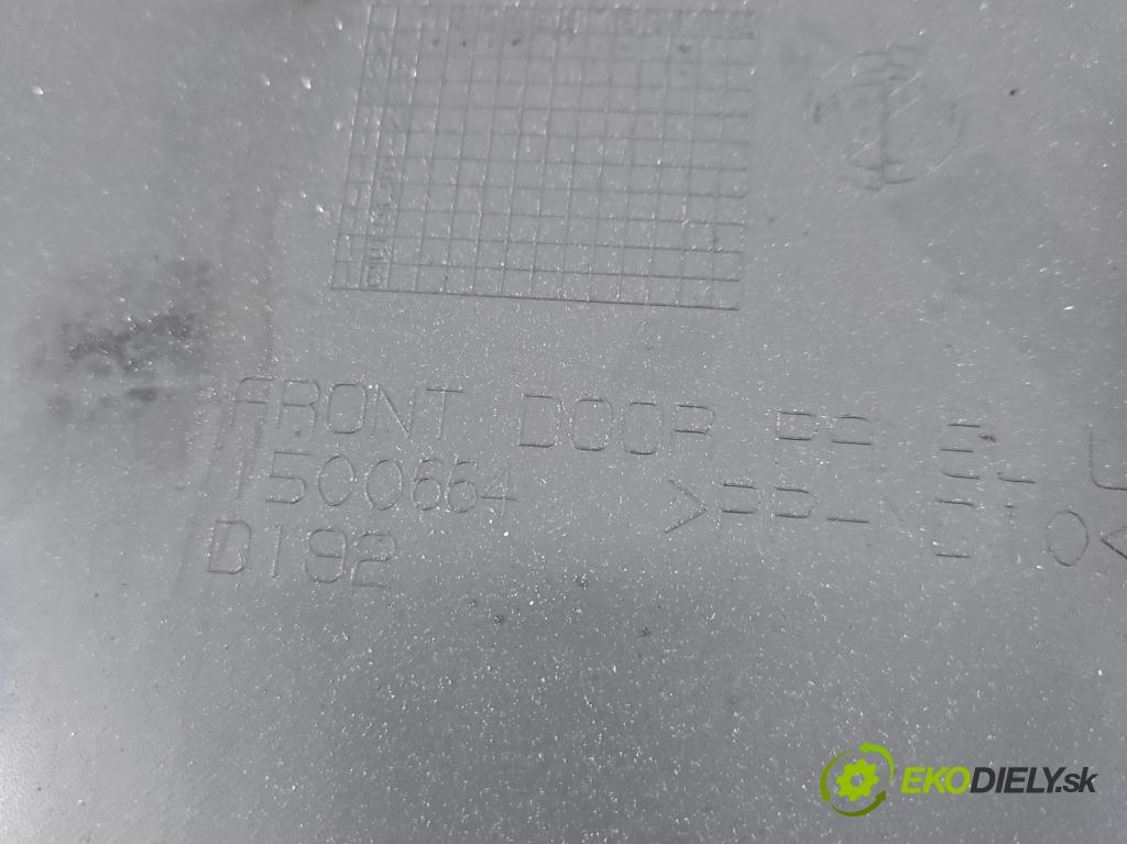 Fiat 500 2007-2020 1.3 jtd 75 HP manual 55 kW 1248 cm3 3- Čalounictví: dvere predné ľavé 7354682090