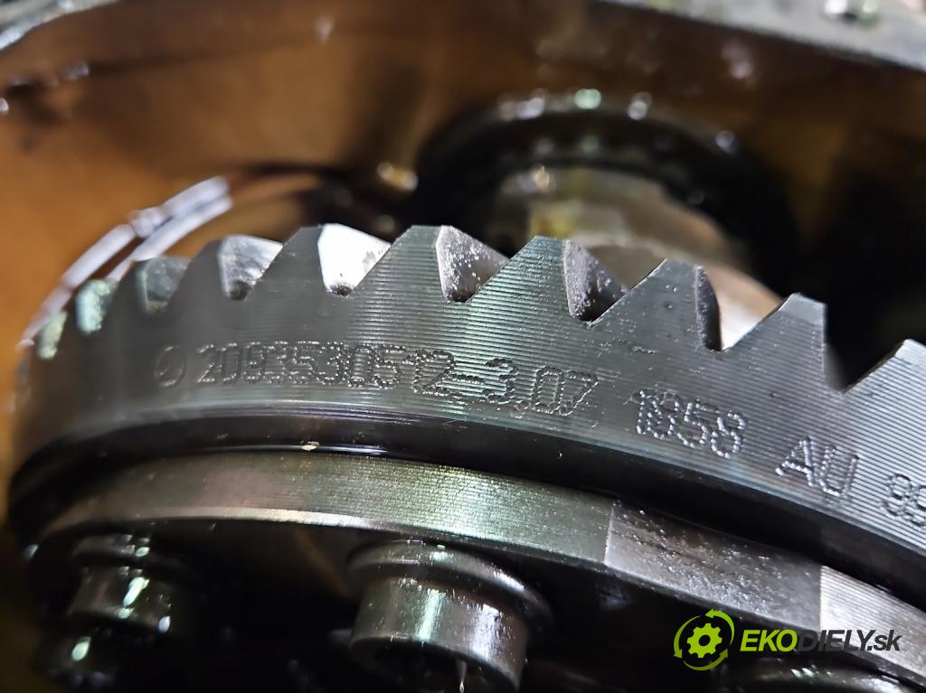 Mercedes S W221 2005-2013 3.5 V6 272 HP automatic 200 kW 3498 cm3 4- Most: zadní: 3.07