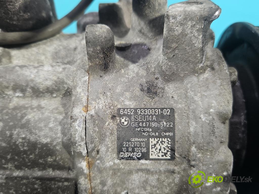 Bmw 3 F30 2011-2018 2.0d N47D20 184hp automatic 135 kW 1995 cm3 5- Kompresor: klimatizácie 9330831 (Kompresor klimatizácie)