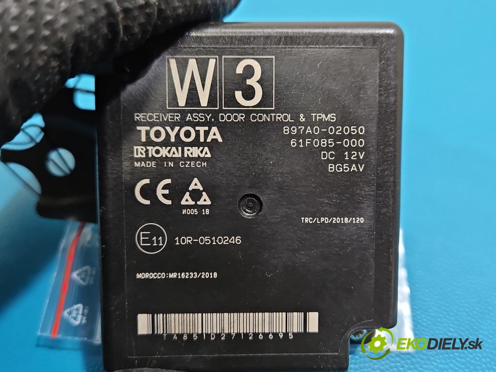 Toyota Corolla E21 2019- 1.5 12V 125 HP automatic 92 kW 1490 cm3 4- riadiaca jednotka ostatné 897A0-02050