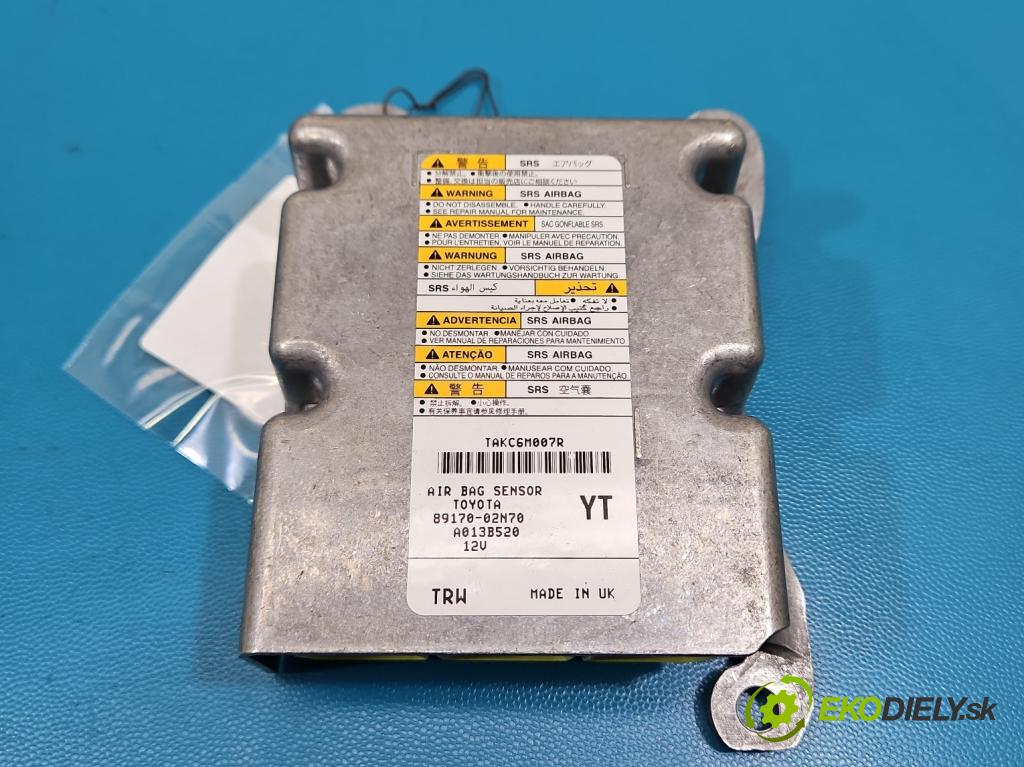 Toyota Corolla E21 2019- 1.5 12V 125 HP automatic 92 kW 1490 cm3 4- riadiaca jednotka vankúše: 89170-02N70