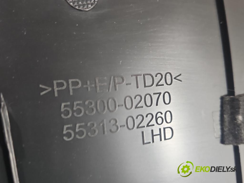 Toyota Corolla E21 2019- 1.5 12V 125 hp automatic 92 kW 1490 cm3 4- kryt plastová 55300-02070