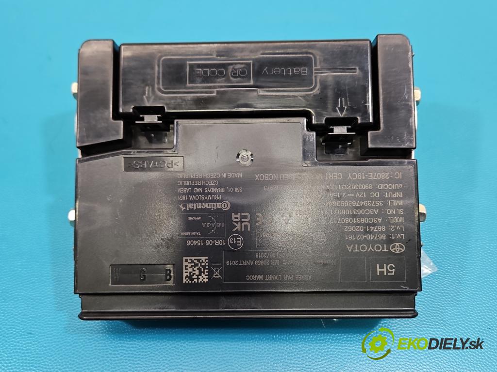 Toyota Corolla E21 2019- 1.5 12V 125 HP automatic 92 kW 1490 cm3 4- riadiaca jednotka ostatné 86740-02161