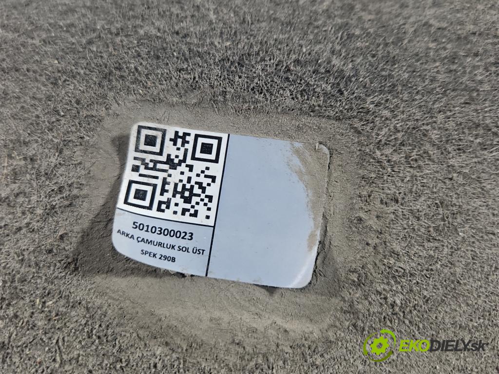 Toyota Corolla E21 2019- 1.5 12V 125 HP automatic 92 kW 1490 cm3 4- Blatník: zadné ľavé 5010300023