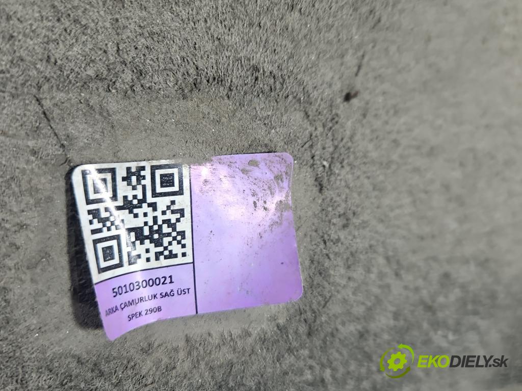 Toyota Corolla E21 2019- 1.5 12V 125 HP automatic 92 kW 1490 cm3 4- Blatník: zadné pravé