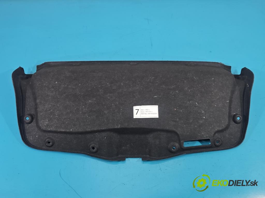 Toyota Corolla E21 2019- 1.5 12V 125 HP automatic 92 kW 1490 cm3 4- Čalounictví: kufrové dvere 64719-02290